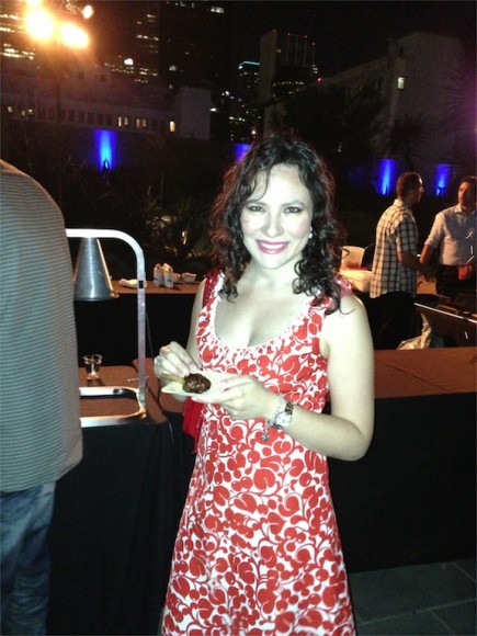Chloe Heart Dress at the LA Food and Wine Festival 2013