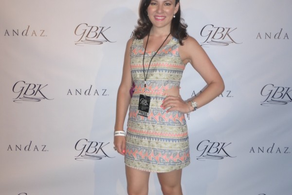 GBK Celebrity Espy Awards Gifting Lounge Event. Fashion Dress Parker Summer 2013 | Shoes Christian Dior