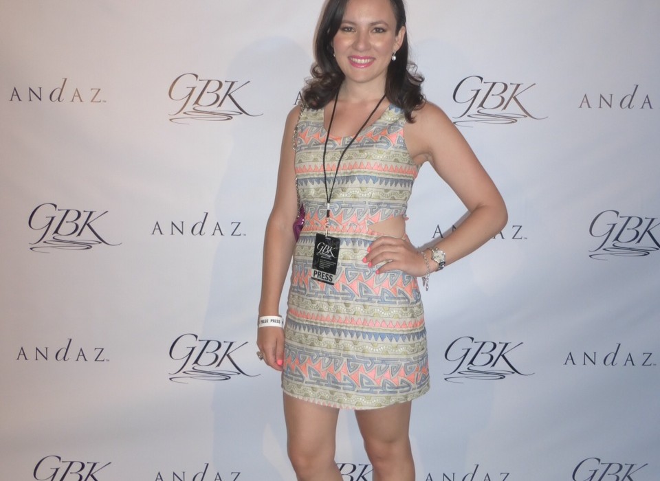 GBK Celebrity Espy Awards Gifting Lounge Event. Fashion Dress Parker Summer 2013 | Shoes Christian Dior