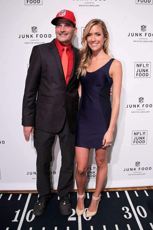 New York Fashion Week Kristin Cavallari with Philip Block at Junk Food Presentation Spring/Summer 2014 Collection