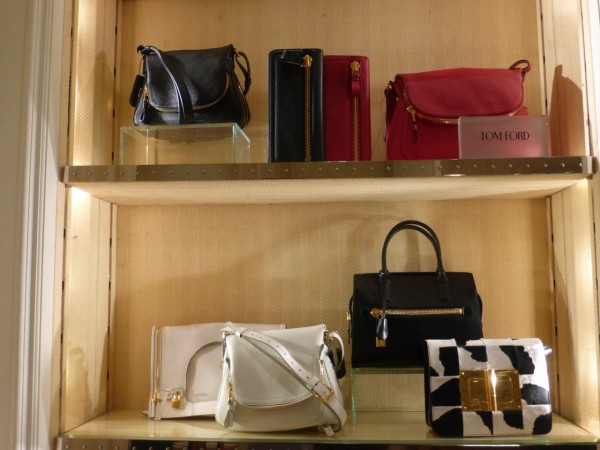 Bergdorf Goodman NYC shopping Tom Ford hot handbags Jennifer bag calfskin tote