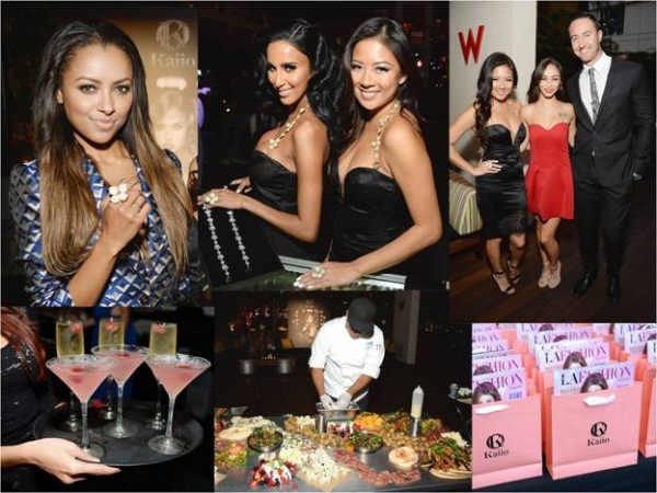 Kaiio Launch Party at the W Hotel in Hollywood because every Fashion Trend Forward girl needs a sparkle in her step