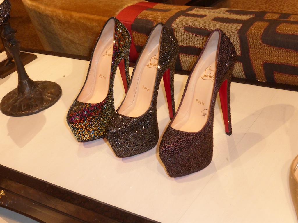 Sparkle in your step with Christian Louboutin Platform Pumps