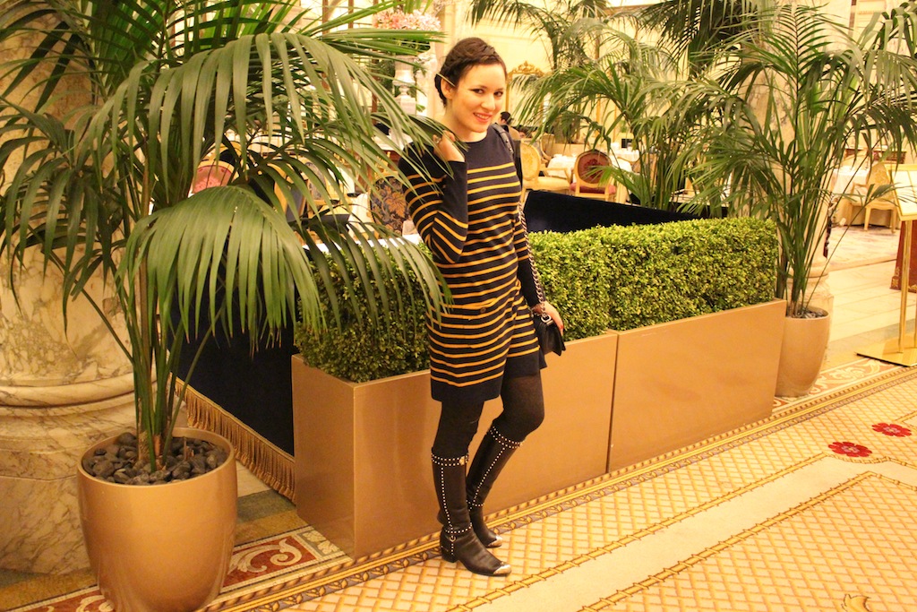 Winter Fashion Forward with Wool Ambition Prada style at the Plaza Hotel