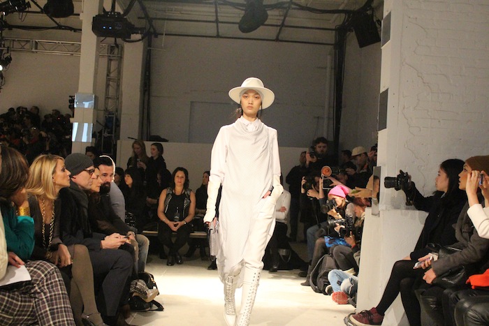 Kenneth Cole Urban Gypsy New York Fashion Week White Boots