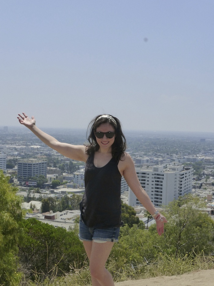 Runyon Canyon Top of the Mountain Hike Los Angeles Fashion Blogger