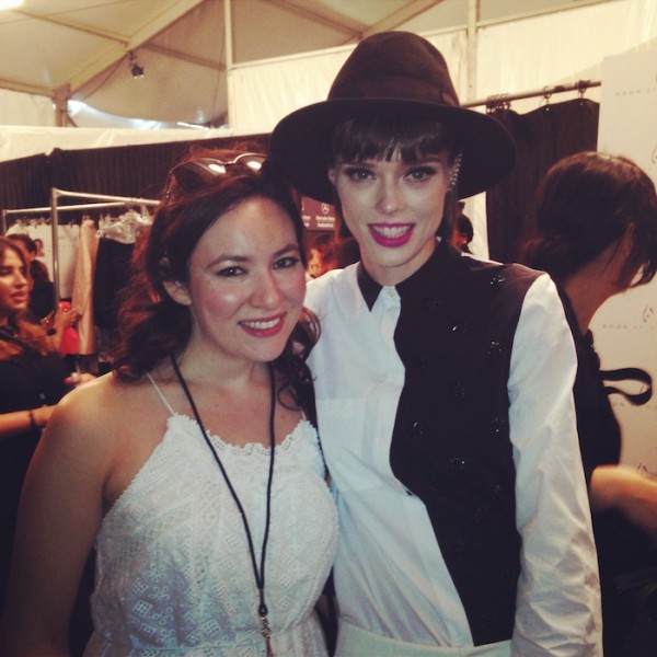 Backstage at NYFW With Coco Rocha Best Fashion Bloggers wearing Zimmermann