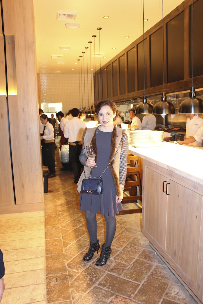 Fashion Blogger Rebecca Taylor Outfit at Il Fornai at The Village in Woodland Hills