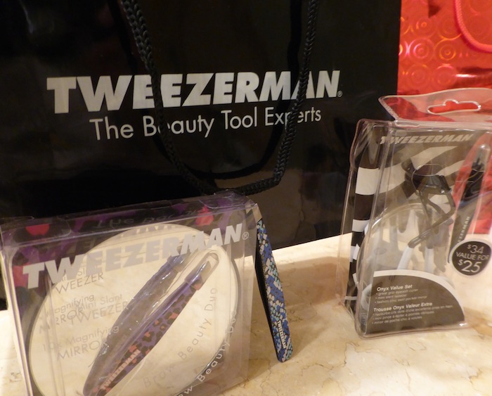 Tweezerman Slant Python Blue Tweezer and gift sets 2015 holidays