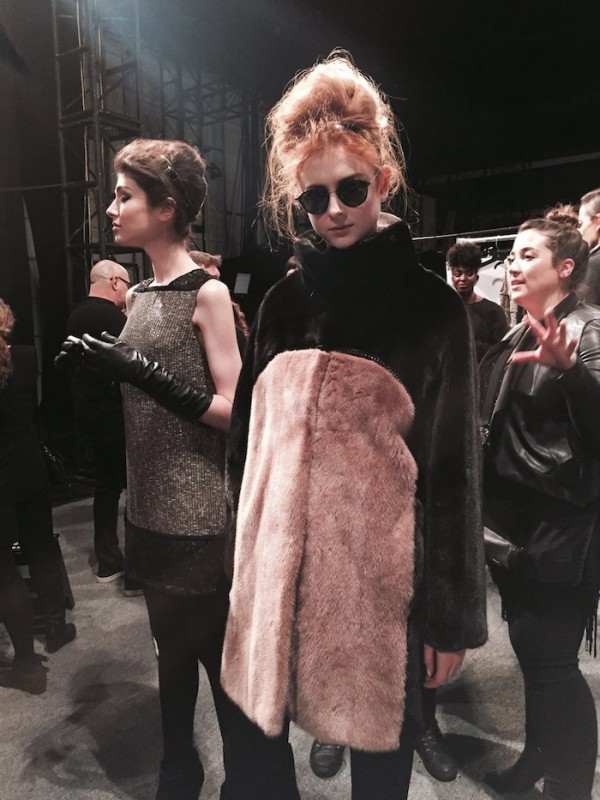 Carmen Marc Valvo Fur Coat New York Fashion Look Hollywood Trends