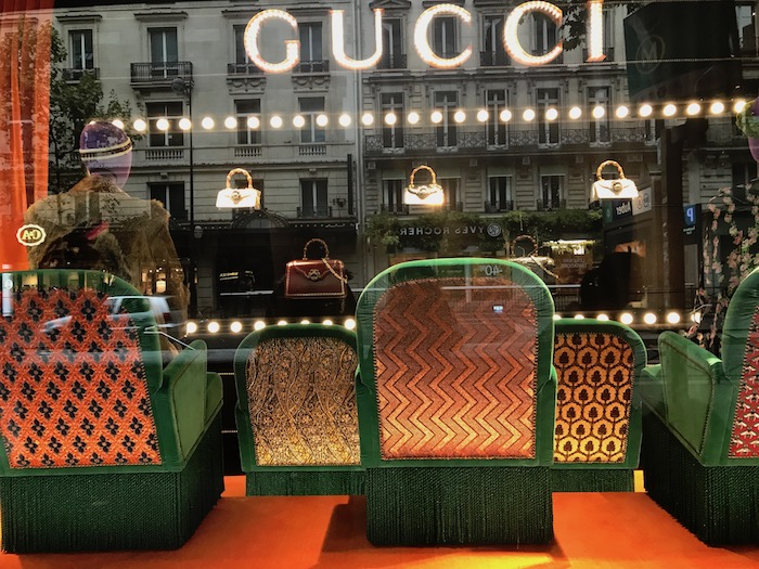 Gucci Windows and Handbags in Paris