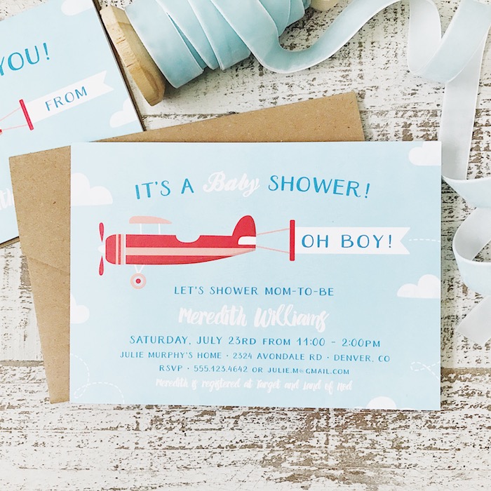 Baby boy shower invitations new baby moms