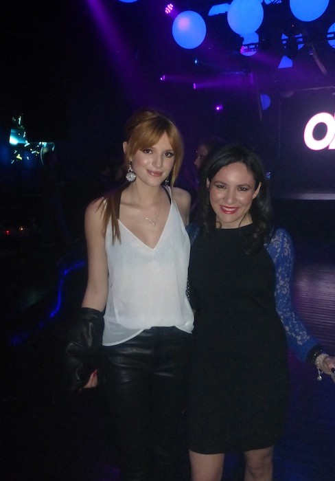 With Bella Thorne at OK Magazine Pre Grammy Party in Hollywood